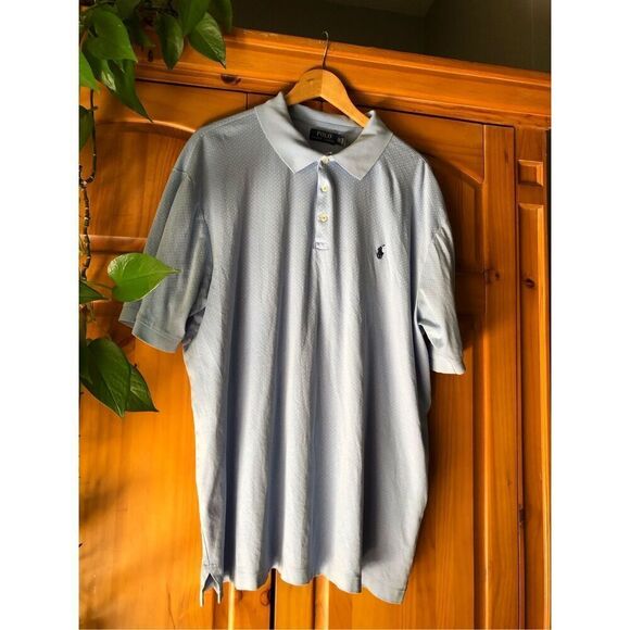 Polo Ralph Lauren Short Sleeve Polka Dot Shirt Size 2XLT - Picture 2 of 8